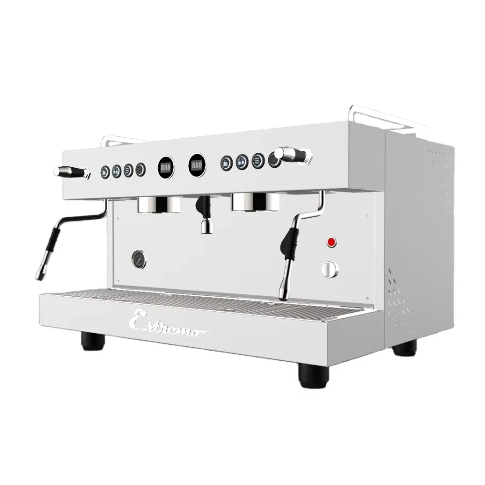 High Quality Dual Group 11L Boiler Electric Control Commercial Espresso Machines
