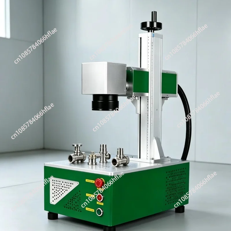 High Precision Mini Portable Fiber Laser Marking Machine Air Cooled Zero Consumables Metal Jewelry Hardware