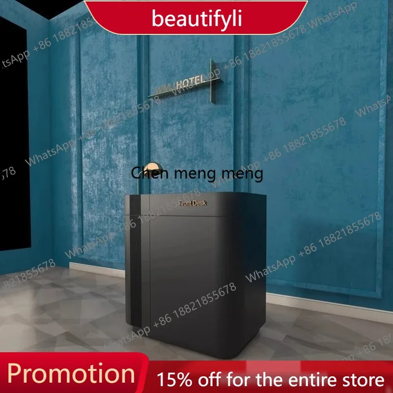 

01A Checkstand Coffee Reception Desks Beauty Podium Storage Vevor Reception Desks Modern Artificial Board Furniture