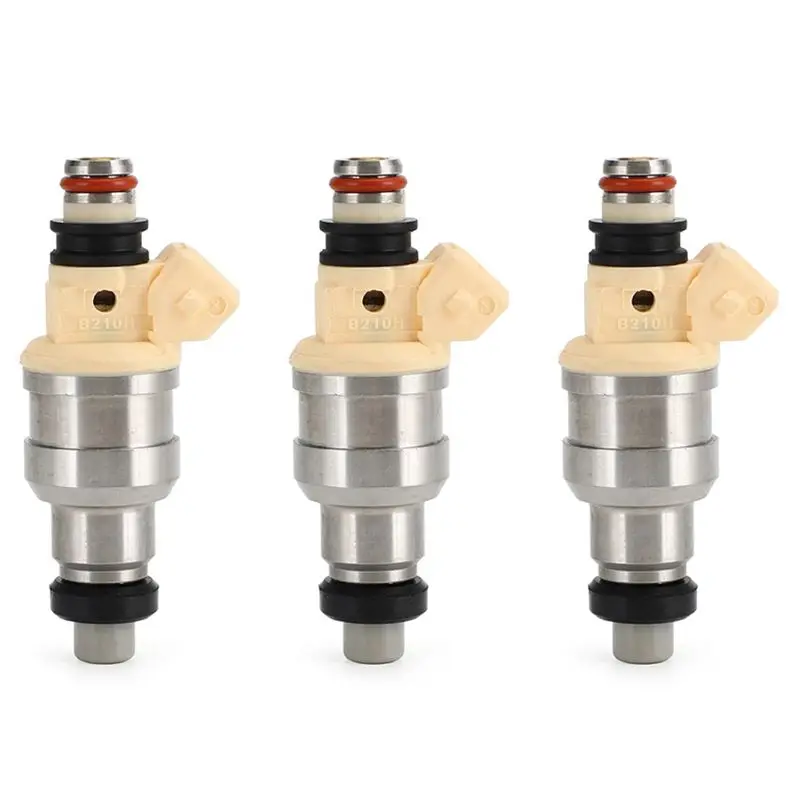Rare 3Pcs Fuel Injector INP051 MD111421 Fit For Mirage Montero Galant Sigma Eclipse FJ128