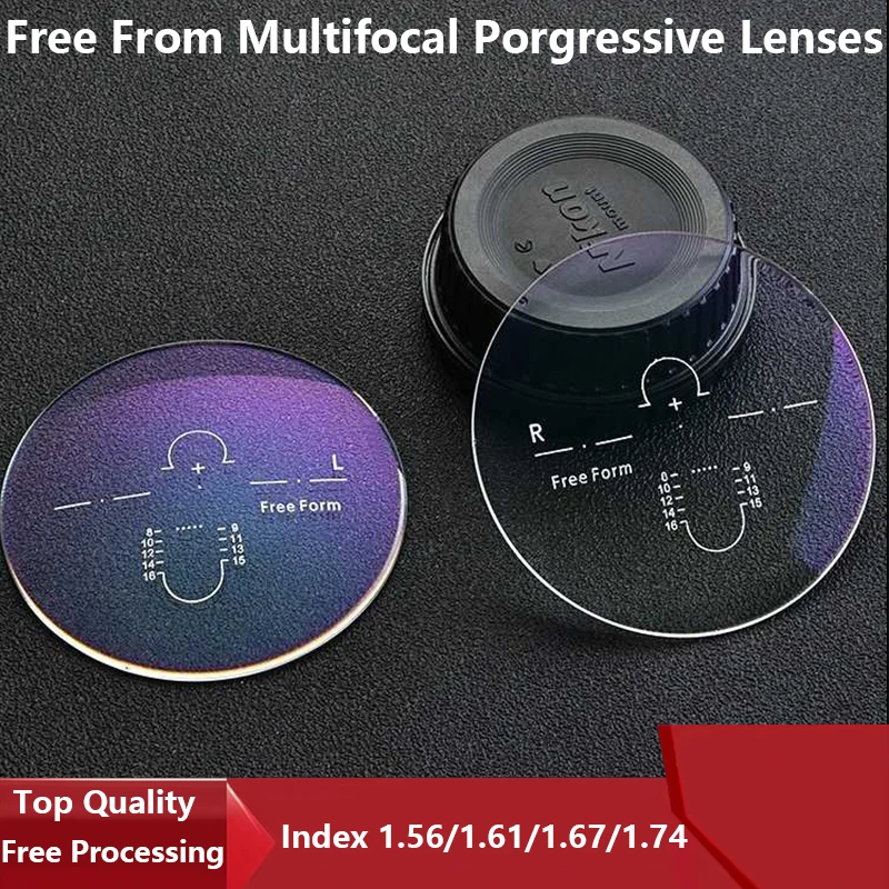 

Multifocal Progressive Thin Prescription Lens 1.56 1.61 1.67 1.74 Anti Blue Light Digital Super Tough Optical Astigmatism Lenses