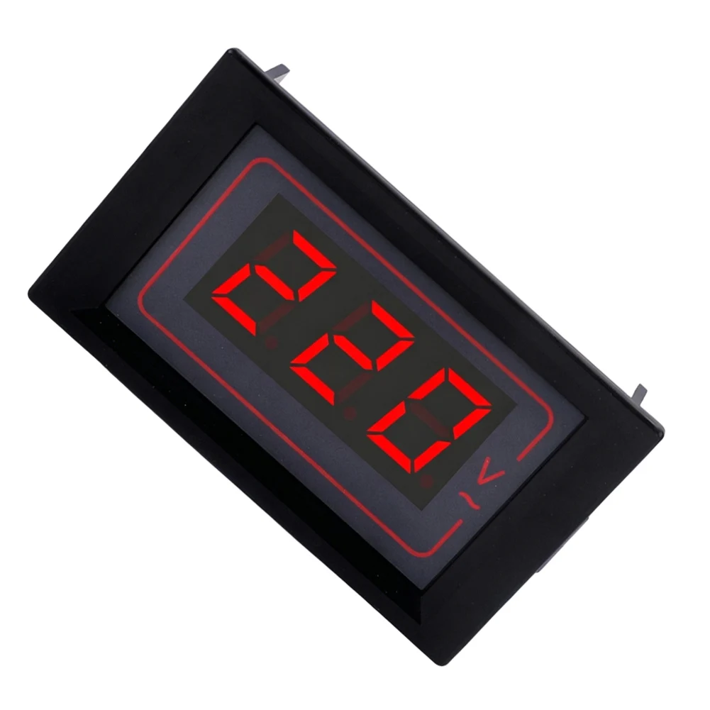 Digital AC Voltage Meter 50-500V for Pure Sine Wave Only 50-62Hz Compatible with 0.1V Output and AC/DC Power Supply