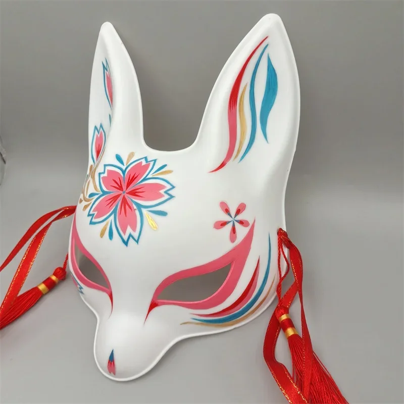 Hand-Painted Full Face Rabbit Cosplay Mask PVC Masquerade Halloween Cartoon Masks Party Carnival Prop For Boys Girls Children