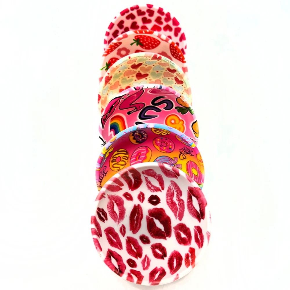 10Pcs 67mm Silicone Bowl Gourds Multiple Color Container Jar Tobacco Herb  Smoking Storage Box Home Kitchen Accessories