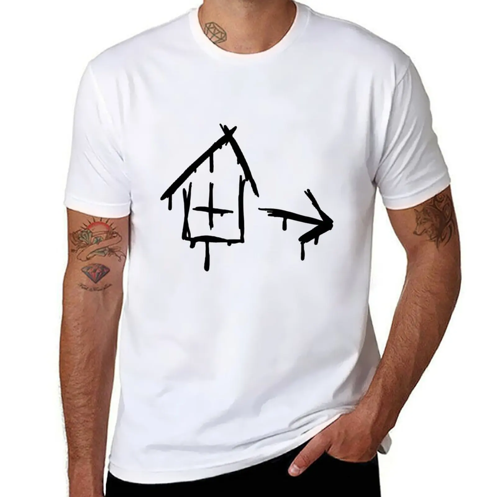 

Left 4 Dead - Safehouse [black] T-Shirt Vintage Print Crew Neck Tee