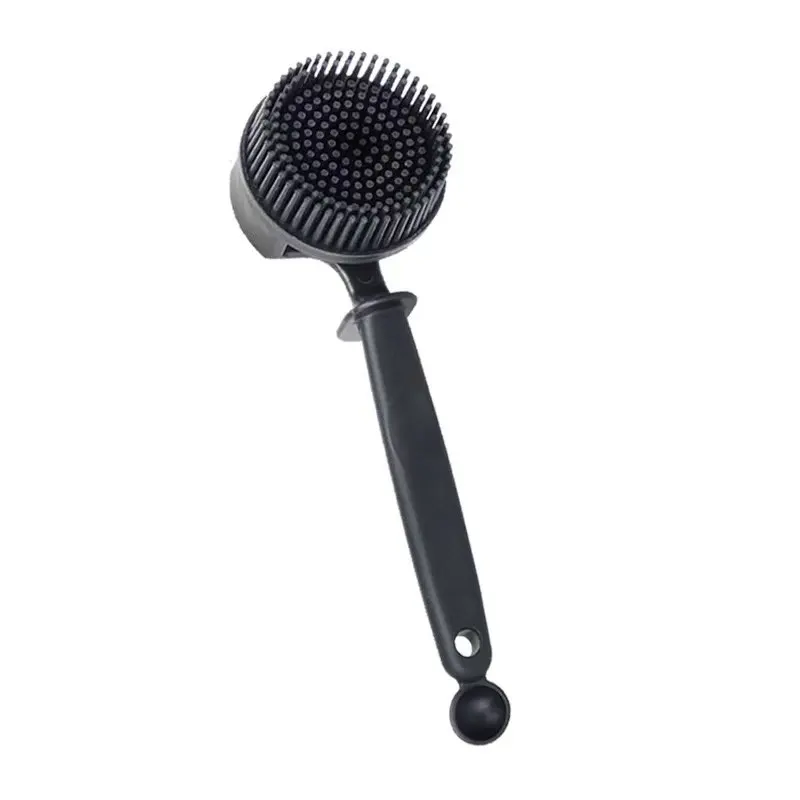 Coffee machine brewing head Cleaning  Cleaning brush Silicone brush Coffee machine brewing head Long handle  Universal