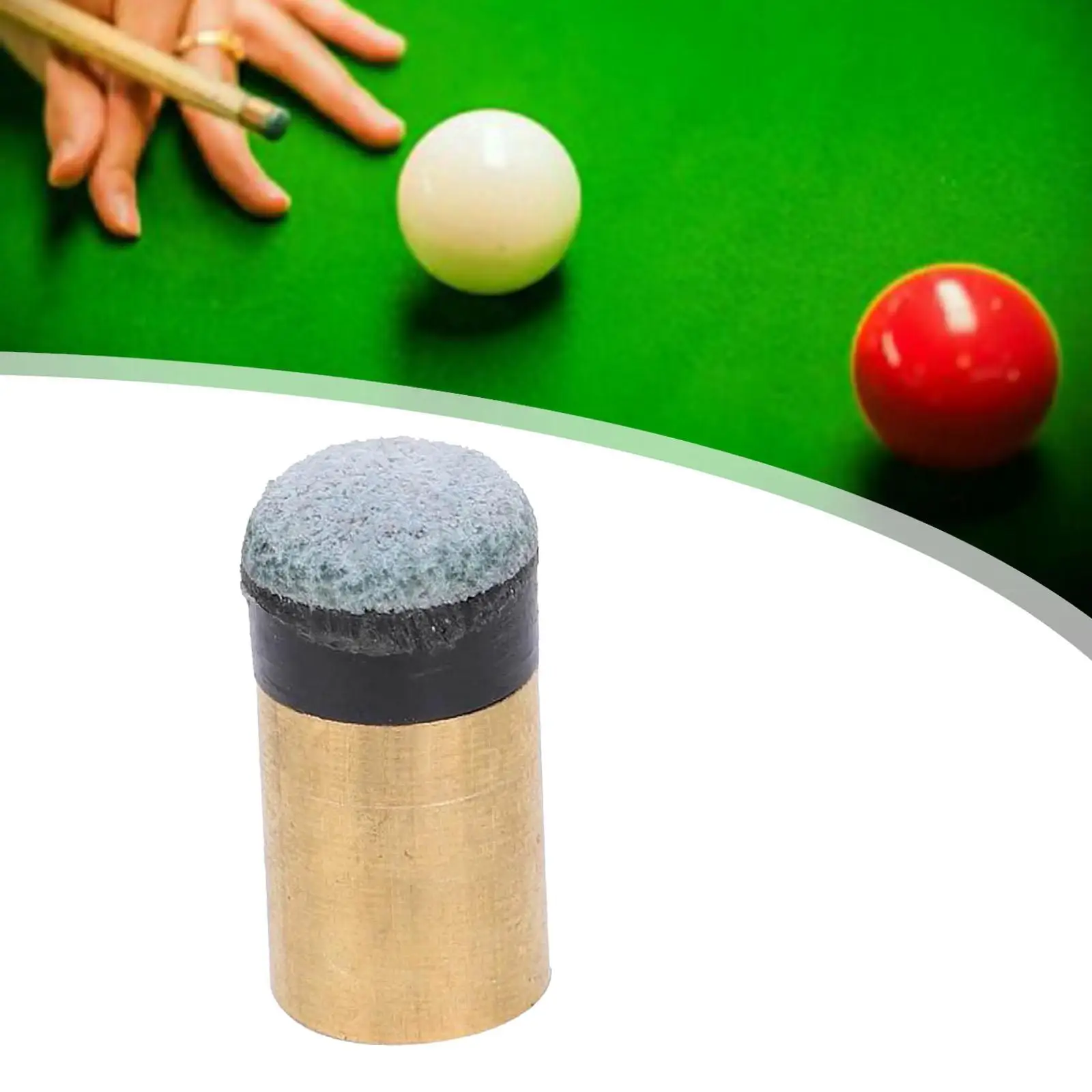 

Billiard Accessories Screw on Cue Tip Copper Ferrule 11mm Head for Indoor Pool Table Stick Repair Replacement