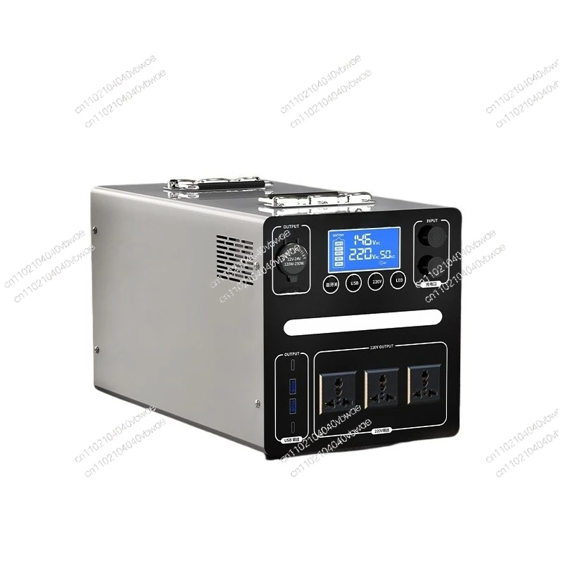 

Портативный внешний аккумулятор большой емкости 220 В для домашнего использования, аккумулятор для хранения энергии на колесах высокой мощности, прямая трансляция для кемпинга