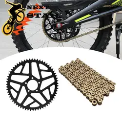 CNC Motorcycle 58T 62T Sprocket 106 112 120 Chain Set For Sur-Ron Surron Light Bee S X Talaria Sting Off-Road Electric Dirt Bike