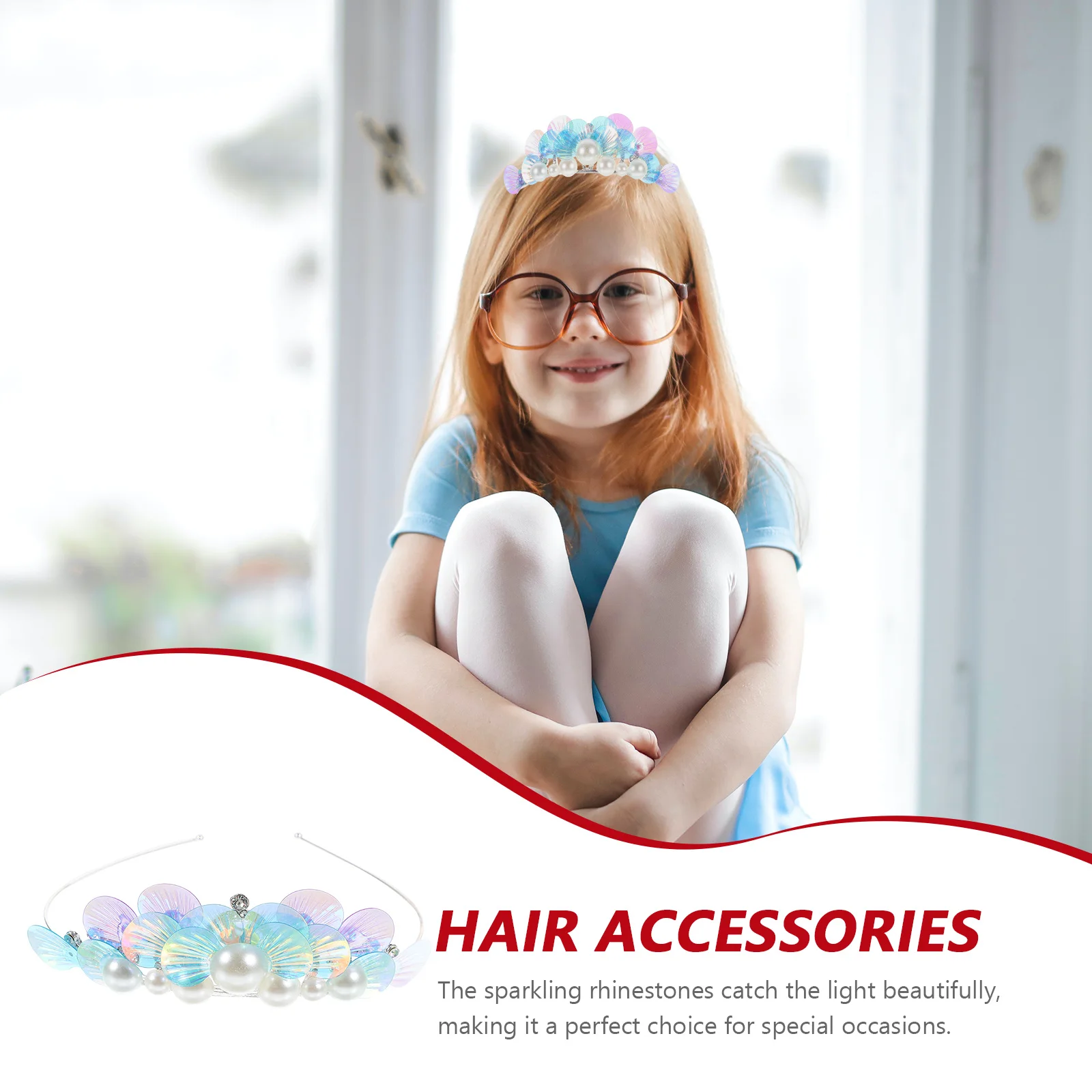 

Lovely Rhinestone Crown Headband Hair Accessories For Girls Women Party Birthday Cosplay Tiara Decor Metal Small
