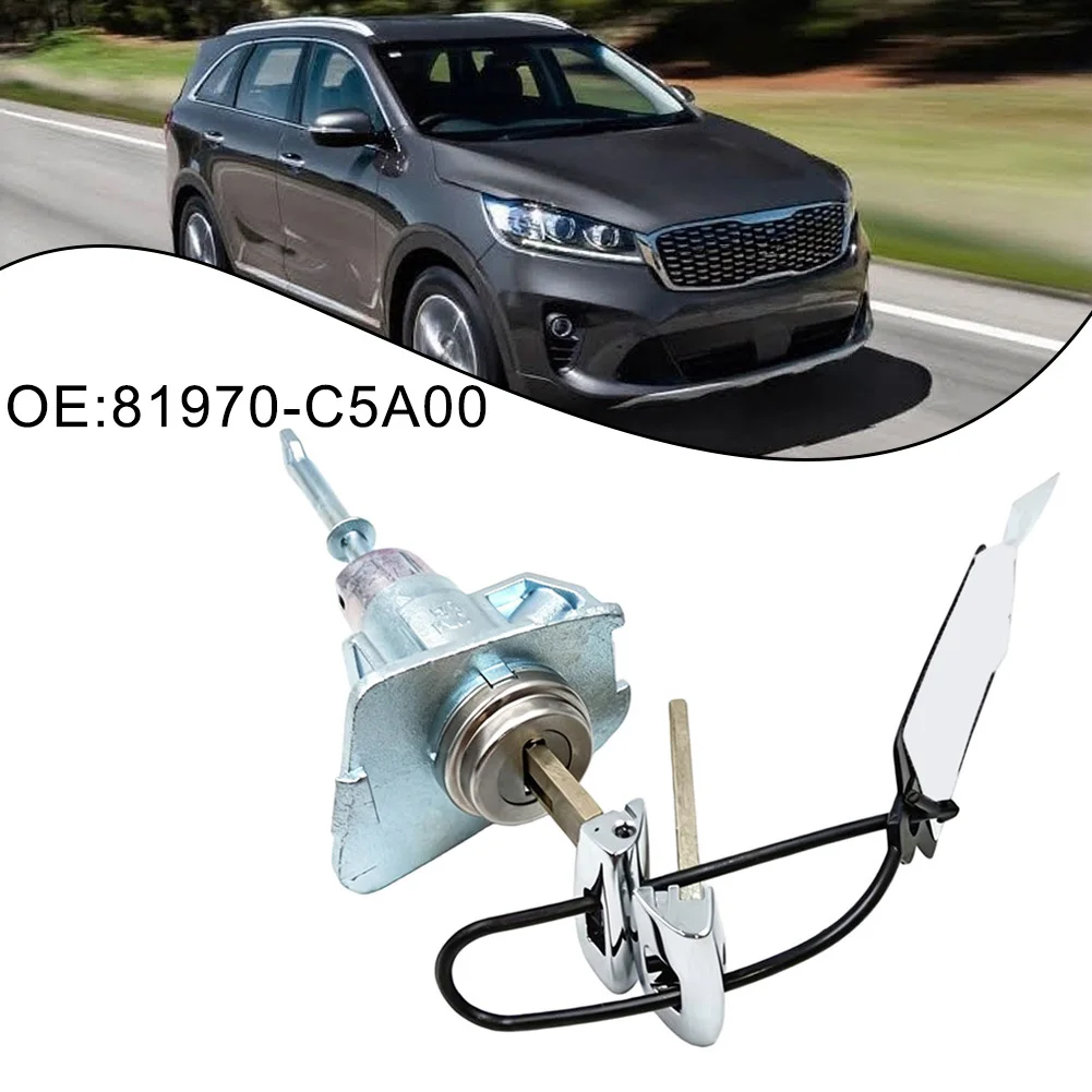 

Car Front Left Door Lock Cylinder Car Door Lock Cylinder With Keys 81970C5A00 For Kia For Sorento 2016-2020 Exterior Parts