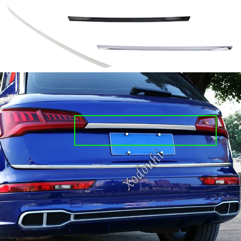 

ABS Tail Rear Trunk Tailgate Lid Cover Decoration Trim For Audi Q5 Q5L 2018 2019 2020 2021 2022 2023 Auto Exterior Accessories