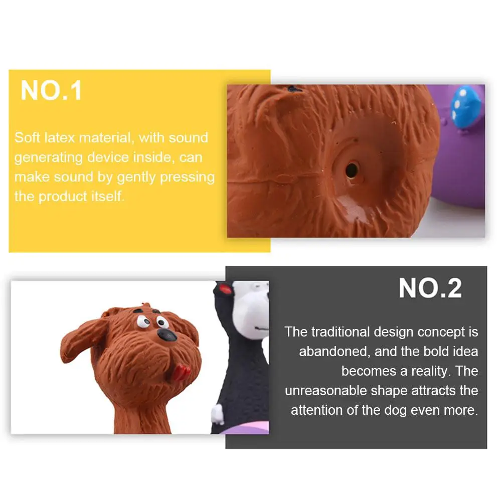 Latex Dog Toys Sound Squeaky Elephant/Cow Animal Dog Chew Toy Pet Puppy Toys Gift For Cute Dogs Bite Resistant Dog Accessories