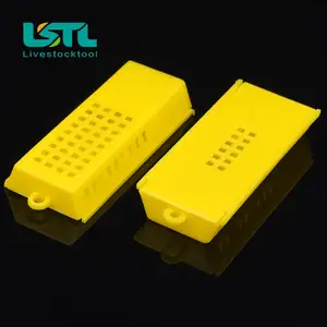 Kafesler plastik Kraliçe Arı Taşıma, Kraliçe Kafesi, Posta Odası, Kralın Mahkumu, Siyah beyaz, Beyaz, Aletler, Arı, 12 adettir 8 en çok satılan, arı kafesi - №6