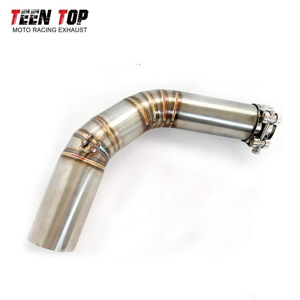 Exhaust Escape Moto Modified Muffler For Yamaha YZF R1 2009-2014 Motorcycle 51mm Middle Link Pipe Slip-on