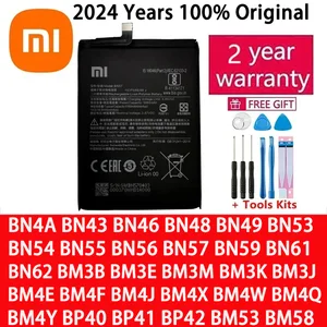 Batterie für Xiaomi Mi Redmi Hinweis POCOPHON POCO F1 F1 F2 K20 F3 X3 K30 K40 5 6 7A 8 8T 9 9T 10 10x 10t 10t 11t Pro Lite 12 Hauptverkauf Batterie BN62 - №1