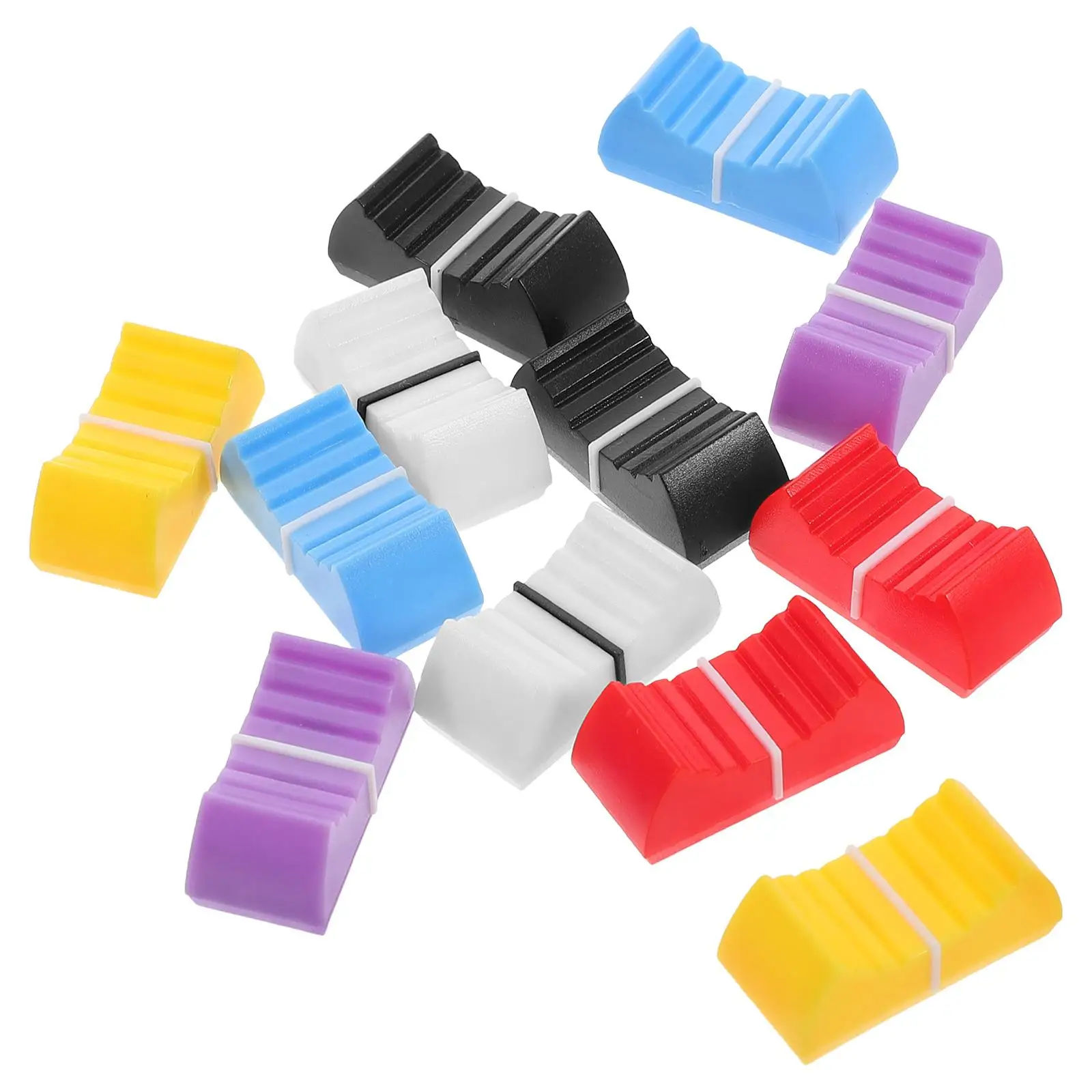 

12 Pcs Potentiometer Cap 24X11X10MM Slider Button Push Pull Replacement Knobs Mixer Console DJ Sound Accessories Equipment