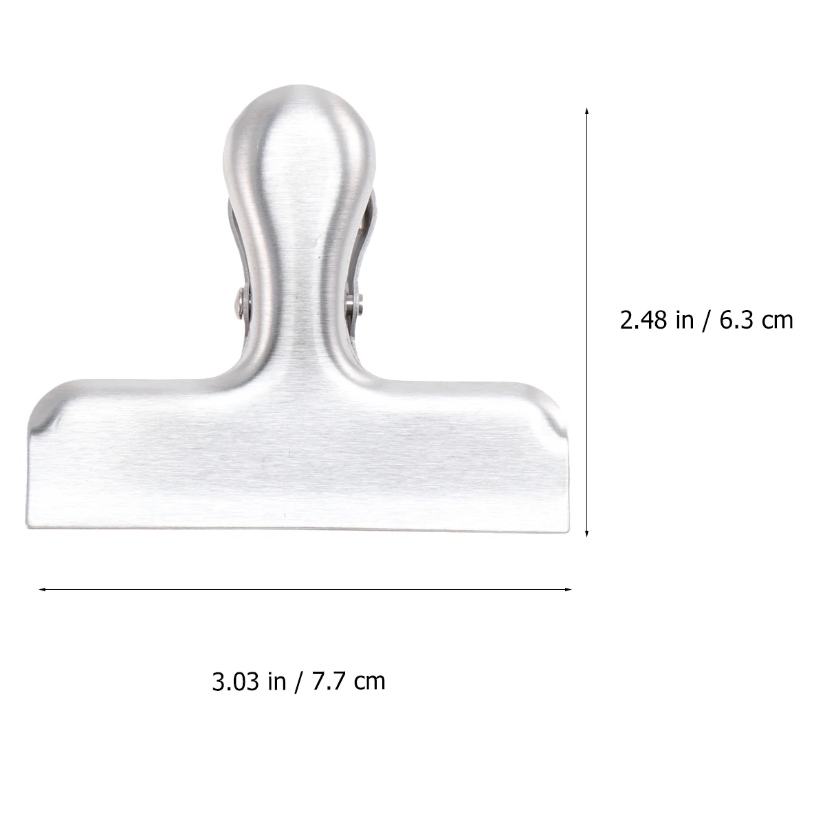 

6Pcs Stainless Steel Chip Bag Invoices and Notes Clips for Storaging and Air Tight Seal Grip on Food
