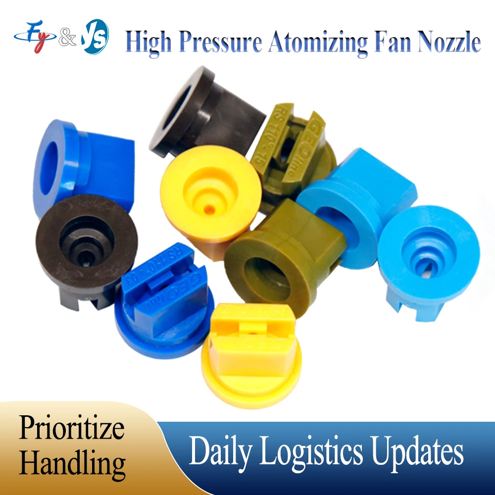 Premium Plastic High Pressure Flat Fan Atomizing Nozzle, Imported Design for Agricultural Farm Plant Protection