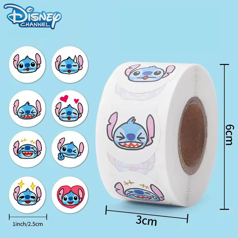 

500pcs Disney Stitch Stickers Kawai Cartoon Lilo & Stitch Stickers for Phone Laptop Diary Suitcase Graffiti Waterproof Sticker