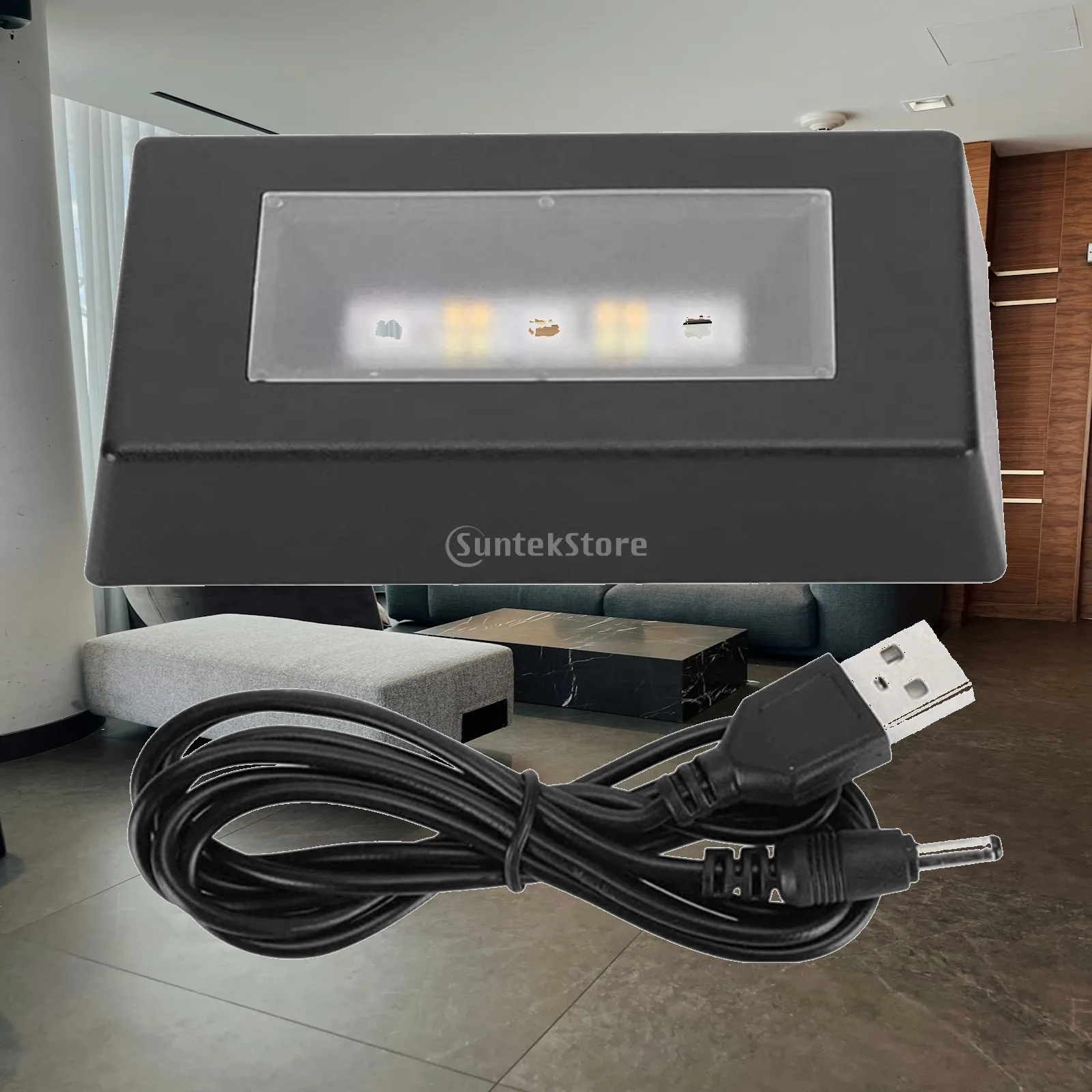 Light Changing Stand Colorful LED Display Base for Crystal Glass Art Room Lighting Decoration USB Powered