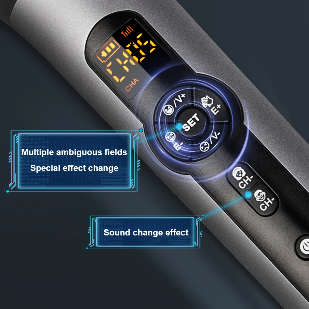 Picture 5: Professional Handheld Wireless Dynamic Mic Stage Performance UHF Wireless Karaoke Microphone For Church Broadcasting