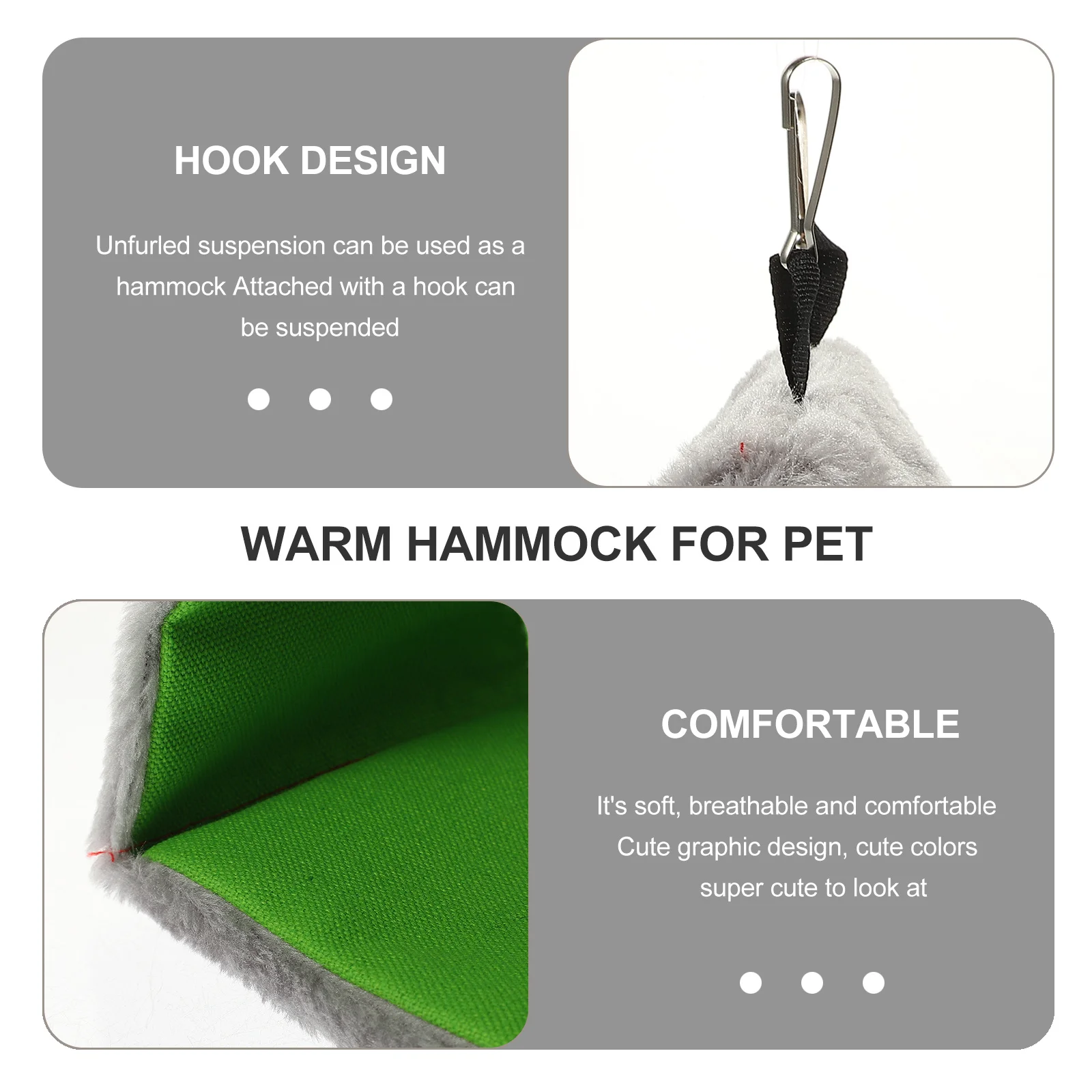 

Hammock Warm For Conure Small Durable Sleeping Hanging Cage Nest Holiday Gift Idea Bird Bed For Cage Parrot