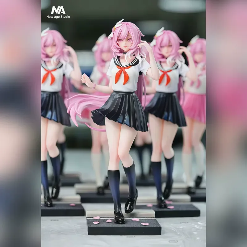 

Honkai Impact 3 Game Figures Elysia Figure School Uniform Elysia Anime Figurine Pvc Model Doll Desk Ornament Statue Toys Gifts