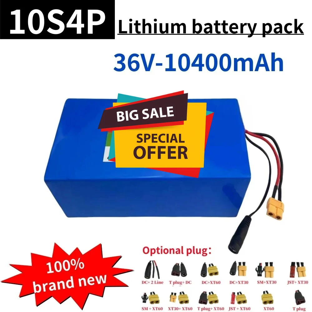 

AIMJIN 10S4P 18650 battery pack 36V 10400mAh Electric Scooter Lithium Battery 36V Electric Scooter Electric Scooter Battery
