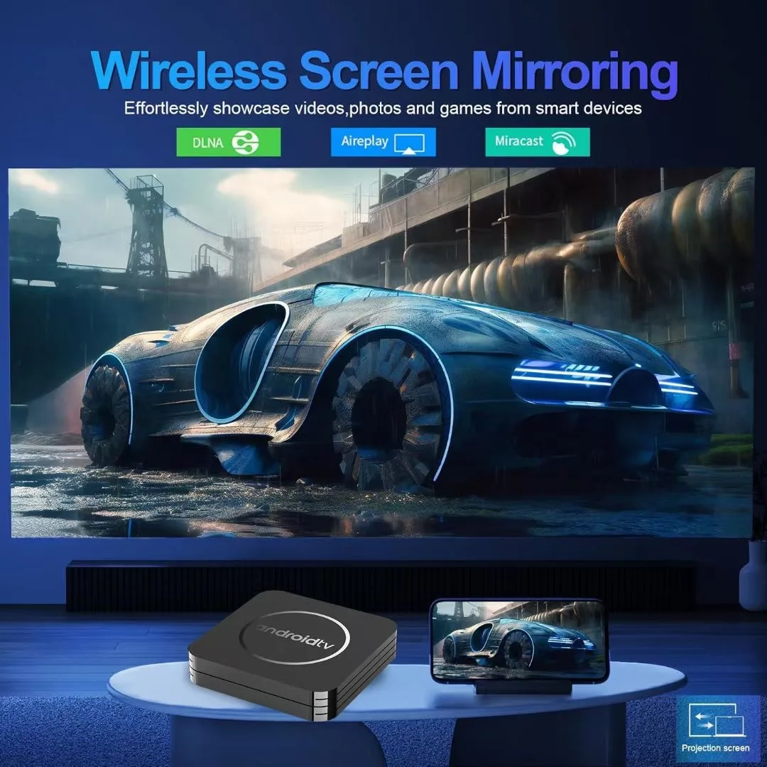 Q2 Smart TV Box Allwinner H3 Quad core Android 14.0 OS Media Player Support Wifi 2.4G 2GB 16GB Fast Set Top Box HD 8K Google