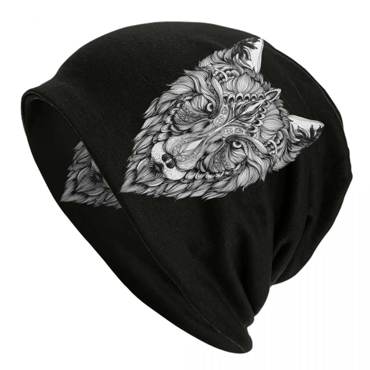 Classic Siberian Husky Dog Art Bonnet Hats Cool Knit Hat For Men Women Winter Warm Animal Skullies Beanies Caps