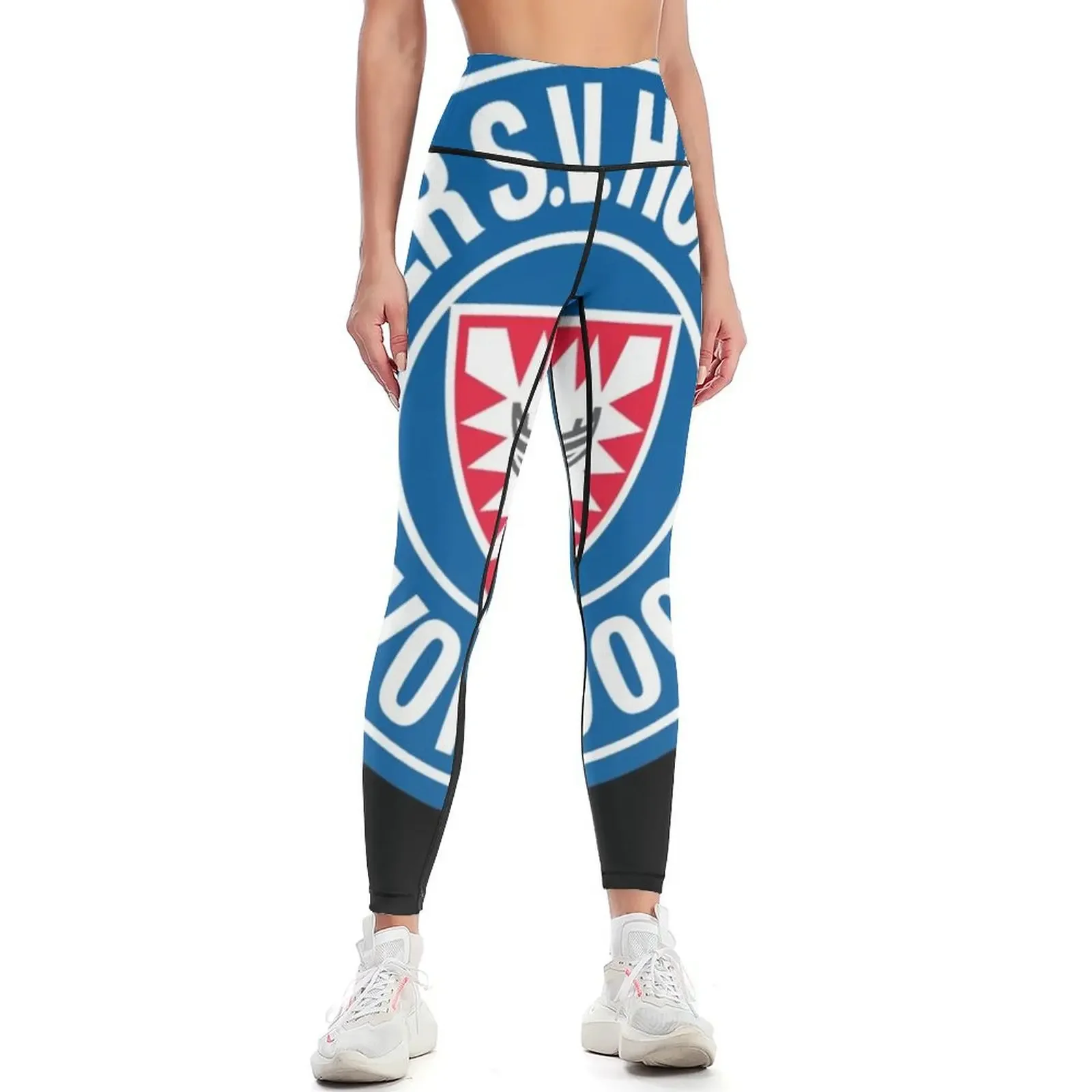 

Holstein Kiel coat of arms flag Leggings Tight fitting woman sportswear woman gym 2025 Sports pants for gym wear Womens Leggings
