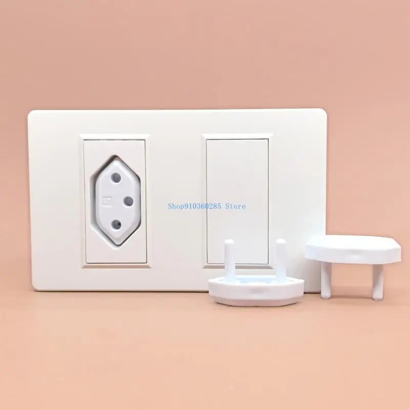 K9FF Набор из 10 шт. защитных приспособлений для электрических розеток, защита от детей, конструкция со встроенными функциями,