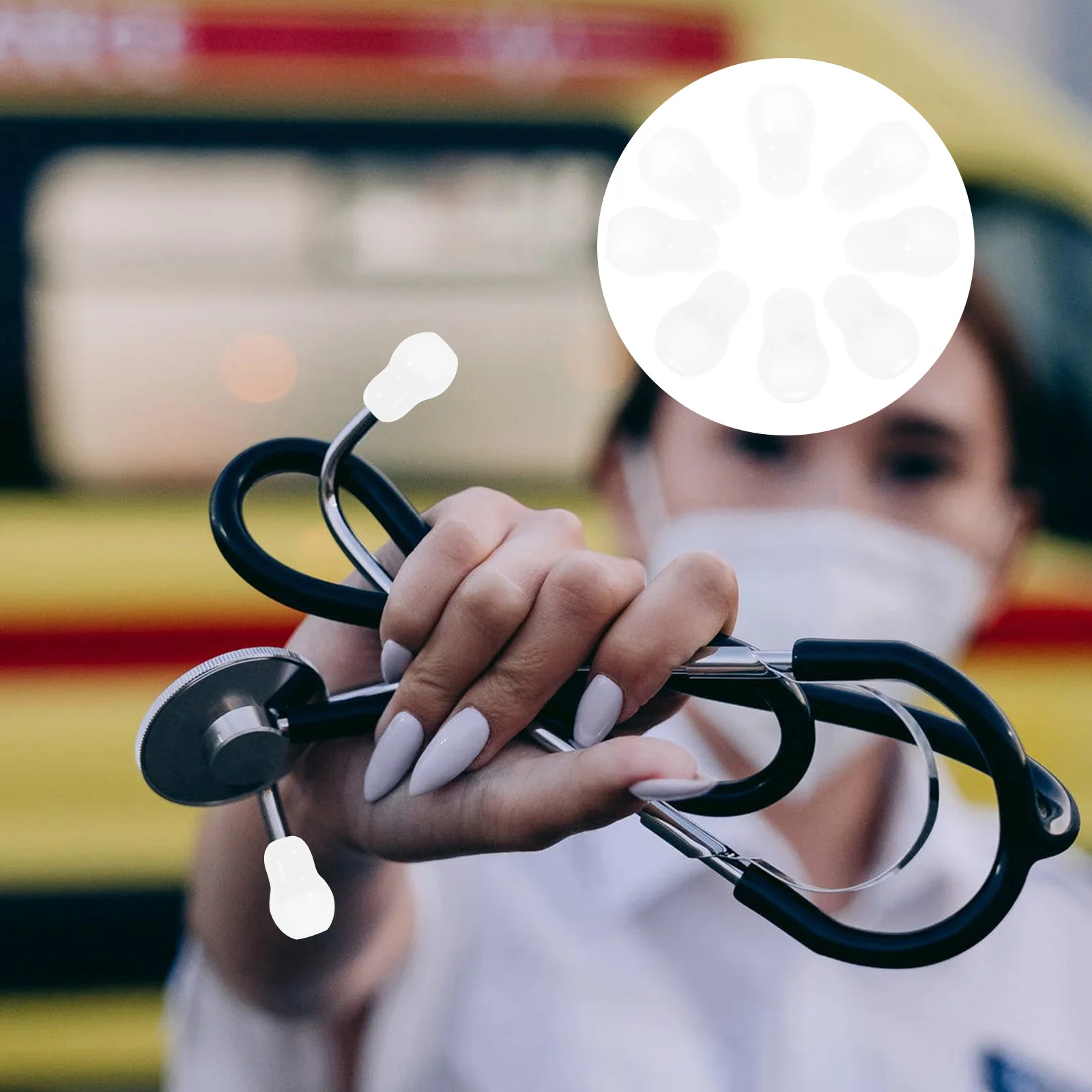 Stethoscope Earplugs Replacement Earbud for Wear-resistant Earbuds Clinic Stethoscopes Supple