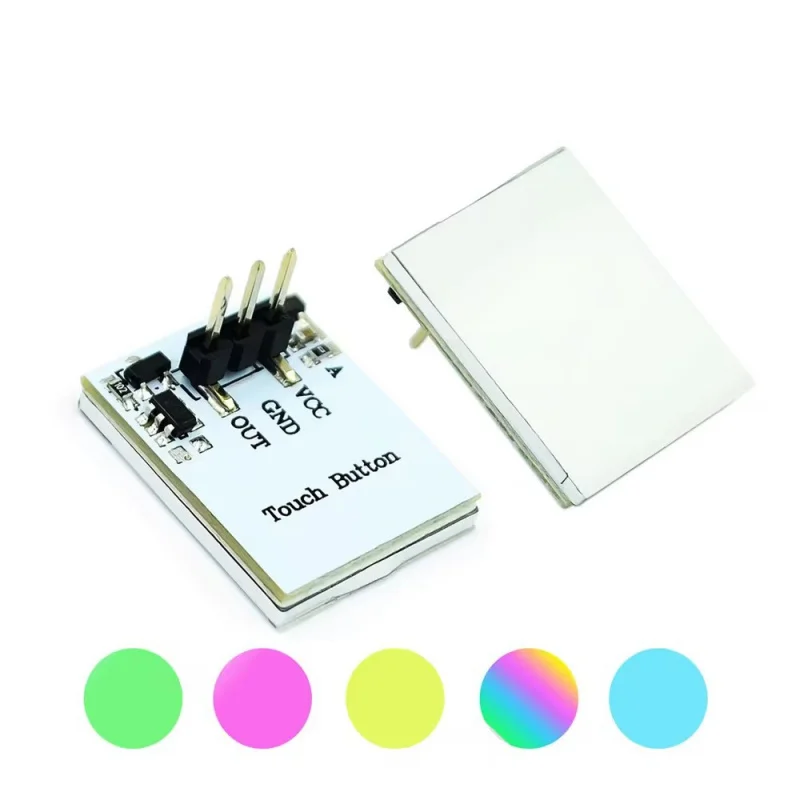 HTTMSeries Capacitive Switch Button Module 2.7V-6VModule Strong interference resistance Five Colors