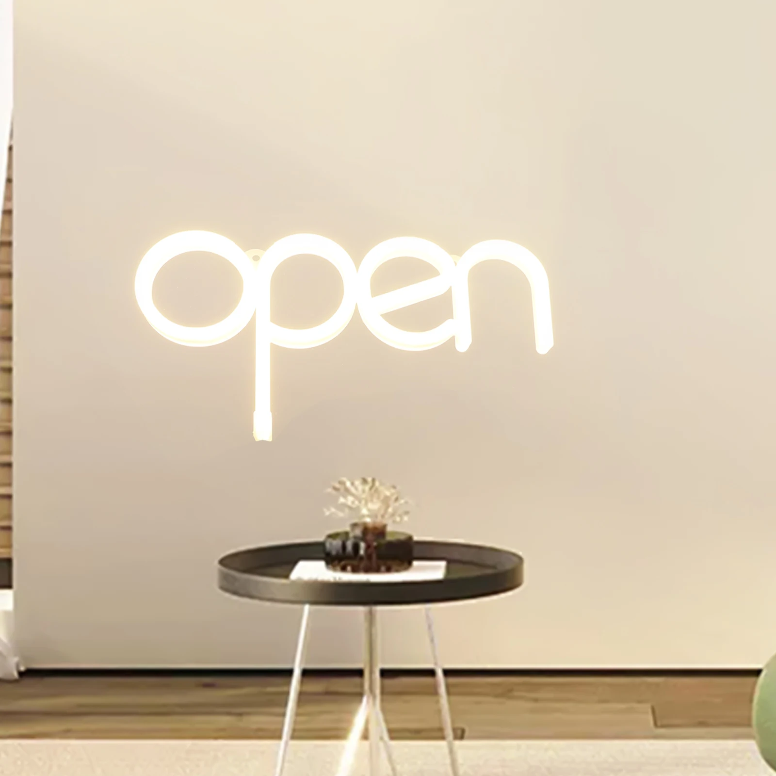 

Neon LED Light Decoration Open Sign PVC Doors Windows Bedroom Wall Signs Led Atmosphere Lamps Gifts