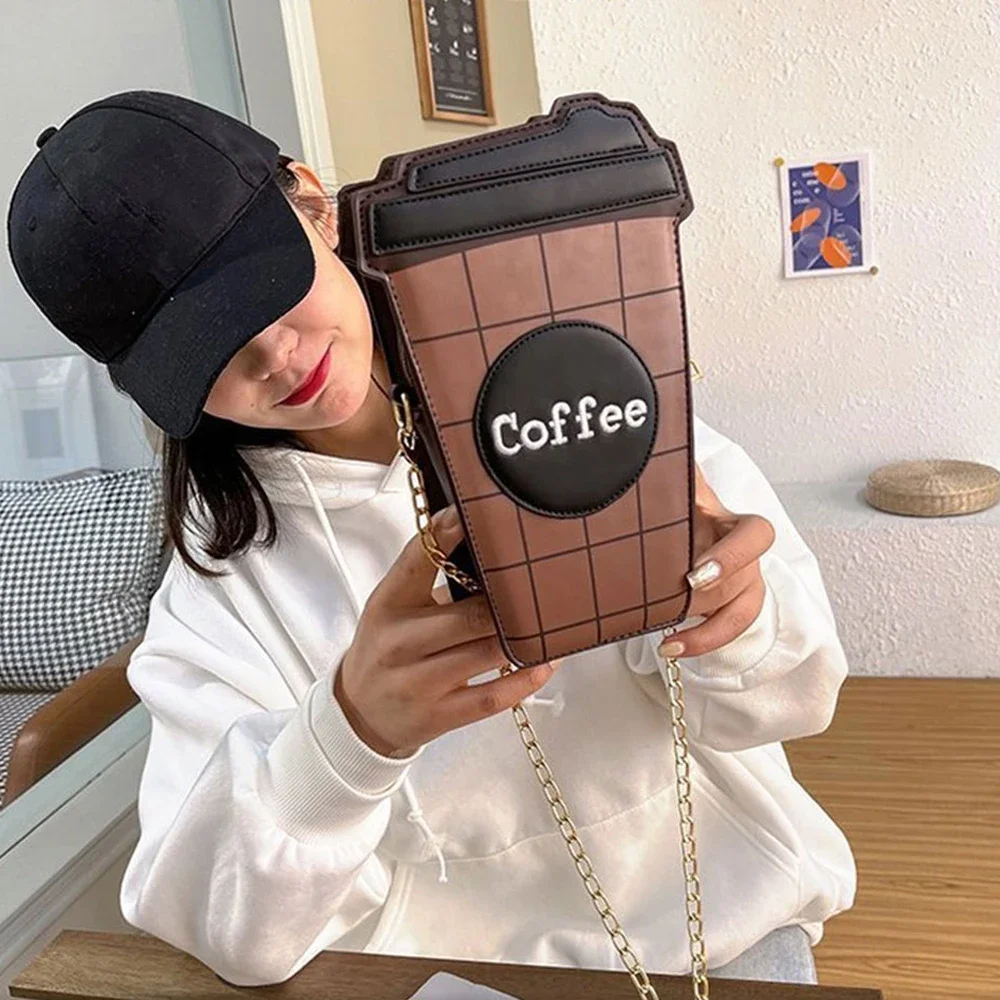 

Novelty Phone Bags Purses Handbags for Women New Designer Luxury Women's Phone Bags Crossbody Coffee Design Ladies Satchel Bags