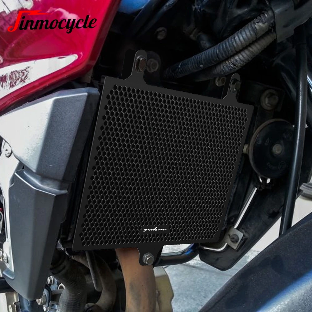 For Bajaj Pulsar NS 200 All Year Motorcycle Aluminum Accessories Radiator Grille Guard Cover Protector Water Tank Protection