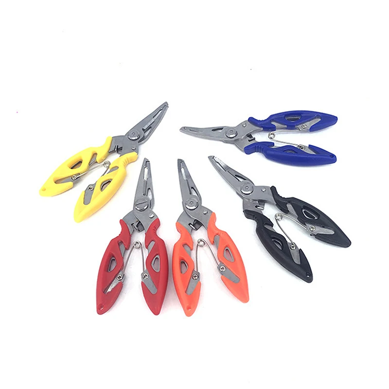 （Summer6）Multifunction Fishing Plier Scissor Braid Line Lure Cutter Fishing Tackle Tool