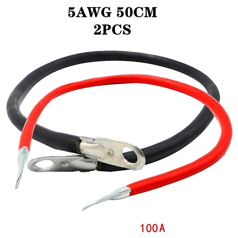 

Кабель для автомобильного аккумулятора 100А, длина 50 см, высокопроизводительный