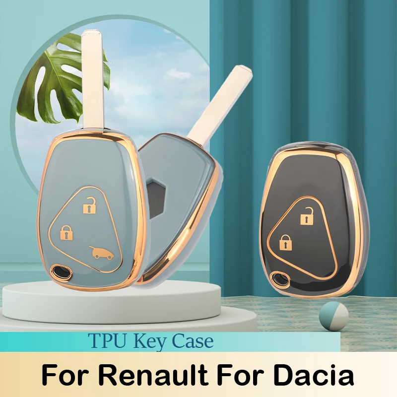 

Jingyuqin 2/3 BTN мягкий чехол для ключей из ТПУ для Renault Clio Trafic Twingo Kangoo Master Modus Dacia Duster Sandero аксессуары