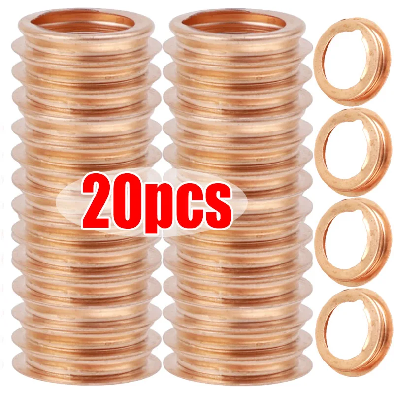 Juntas de retén metálicas para tapón de drenaje de aceite 11026JA00A para Nissan 2010-2011, compatibles con Nissan 370Z / Cube 2010