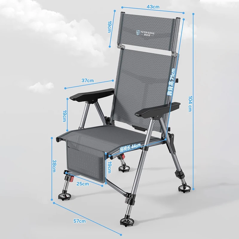 جميع التضاريس يجمع الجميع معًا تصميم الشاطئ كراسي بسيطة لصيد الأسماك كراسي قابلة للطي Armarios Para Sala De Estar أثاث خارجي