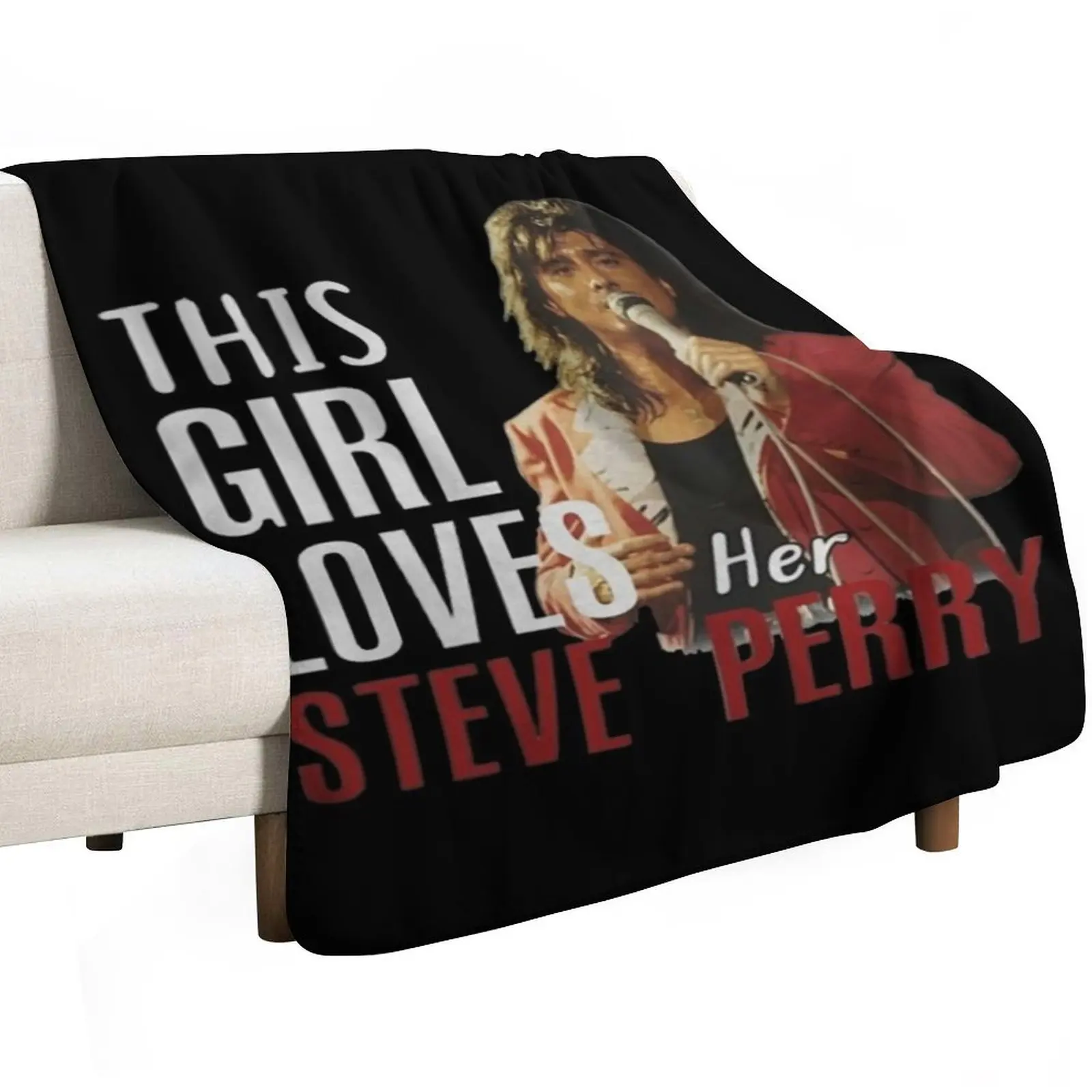 This Girl Loves Her Throw Blanket Bed covers Hairys For Decorative Sofa Retros Tourist Blankets