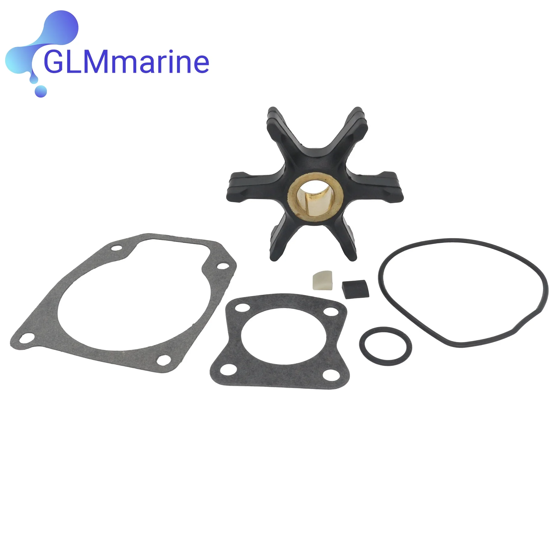 437080 Water Pump Impeller Rebuild Kit Fits for Johnson Evinrude 40 45 50 55 60 65 70 75 HP Outboard Motor 396725 432954 18-3053