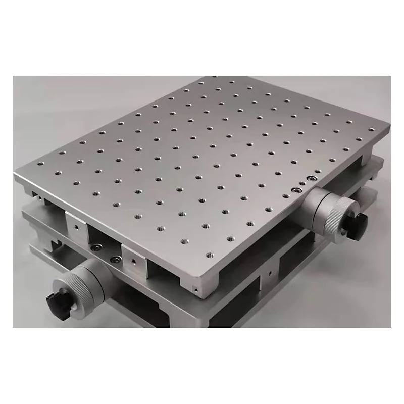 Axis Moving Table Portable Cabinet Case XY Table for Laser Marking Engraving Machine 210x150x75MM