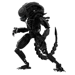 603Pcs Aliened Xenomorphs Mecha Monster  P-5000 Powered Work Building Blocks Juguetes For Kids Toys Birthday Gifts