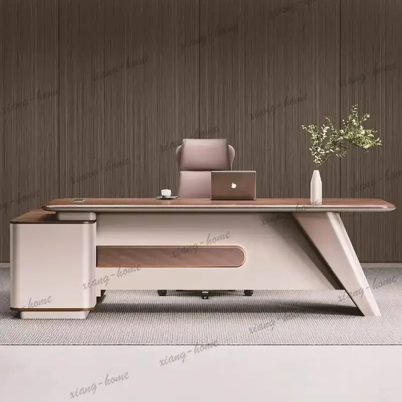 FG Cheap Storage Executive Office Desk Manager Strong Modern Standing Computer Desk Study Large Mesa Escriotorio Work Station Ta