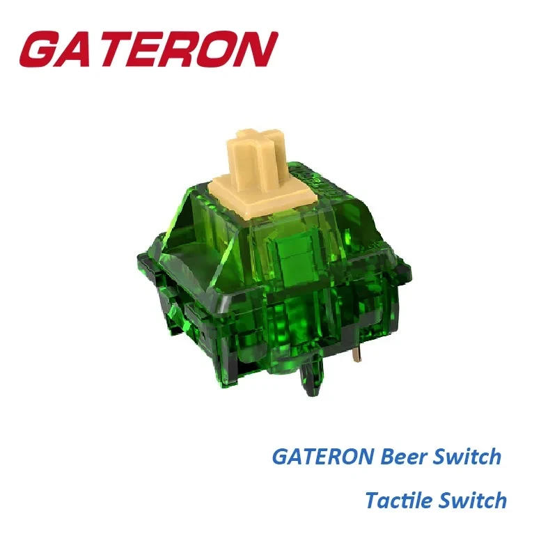 

Wholesale Gateron Beer Switch Tactile 5pin RGB 50g Green For Gaming Mechanical Keyboard Switches Pre Lubed