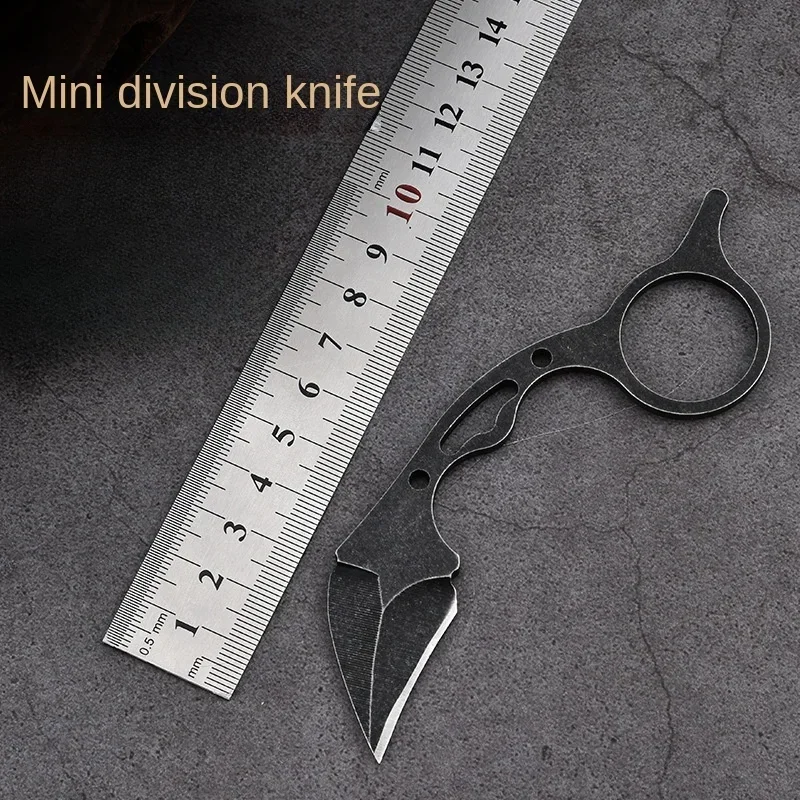 High end new mini outdoor knife, self-defense portable high hardness sharp knife, camping hunting survival knife